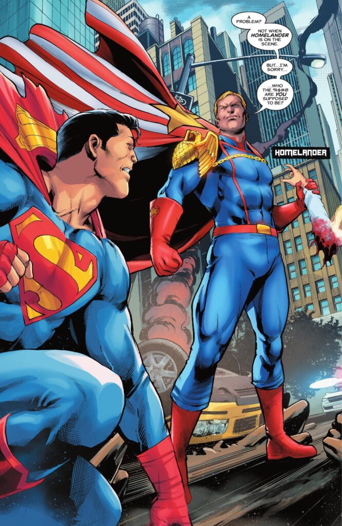 Superman vs Homelander