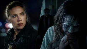Scarlett Johansson como a detetive Julie Miller em cena de O Exorcista: Mártires
