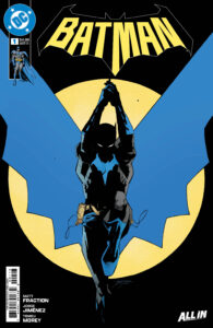 Batman em ilustração de Jorge Jiménez publicada pela DC Comics.